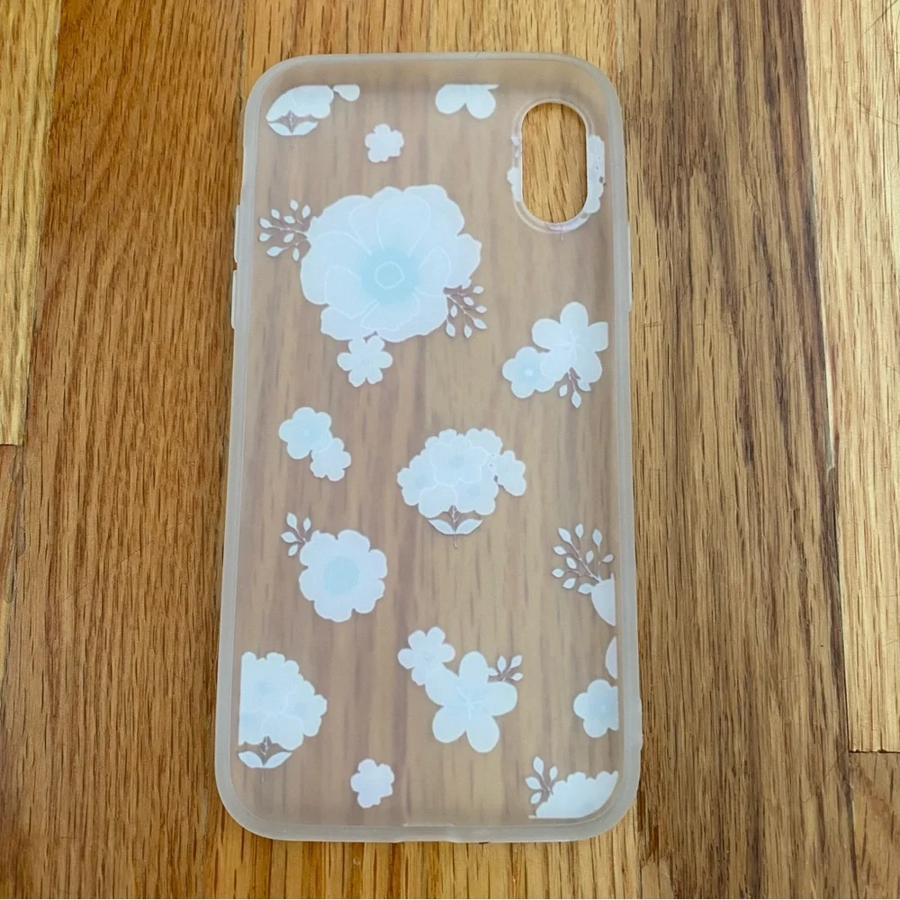 iPhone X/XS Floral Phone Case Frosted Phone Cover
